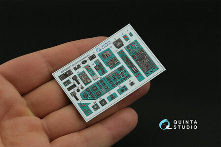 Quinta Studio QDS-35077 - Ka-29 3D-Printed &amp; coloured Interior on decal paper (for Trumpeter kit) - Small Version  - 1:35