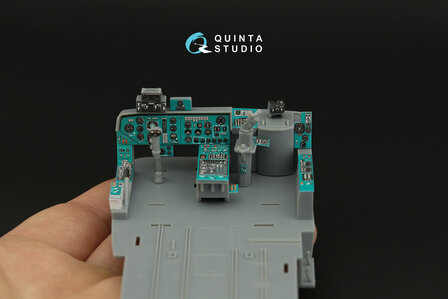 Quinta Studio QDS-35077 - Ka-29 3D-Printed &amp; coloured Interior on decal paper (for Trumpeter kit) - Small Version  - 1:35