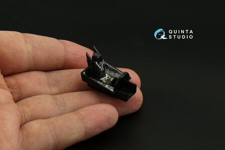 Quinta Studio QD72067 - F-117A 3D-Printed &amp; coloured Interior on decal paper (for Hasegawa kit)  - 1:72