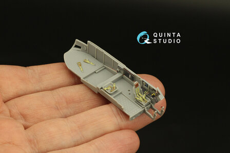 Quinta Studio QD72052 - Fw 189A 3D-Printed &amp; coloured Interior on decal paper (For ICM kit)  - 1:72