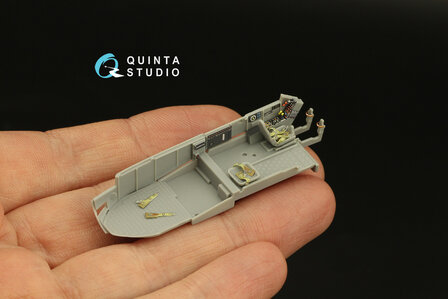 Quinta Studio QD72052 - Fw 189A 3D-Printed &amp; coloured Interior on decal paper (For ICM kit)  - 1:72