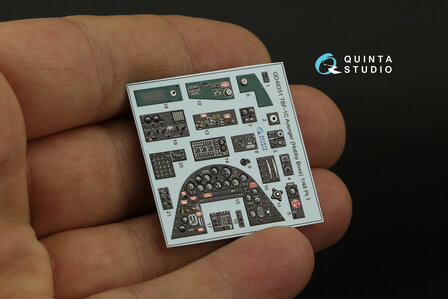 Quinta Studio QD48351 - TBF-1C 3D-Printed &amp; coloured Interior on decal paper (for Hobby Boss kit)  - 1:48