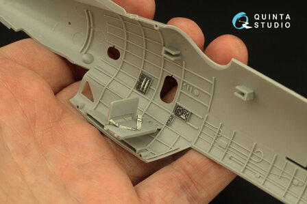 Quinta Studio QD48351 - TBF-1C 3D-Printed &amp; coloured Interior on decal paper (for Hobby Boss kit)  - 1:48