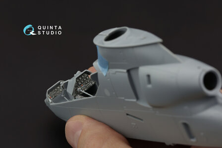 Quinta Studio QD48331 - AH-1G 3D-Printed &amp; coloured Interior on decal paper (for Special Hobby kit)  - 1:48