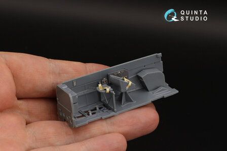 Quinta Studio QD48311 - Bf 110C/D 3D-Printed &amp; coloured Interior on decal paper (for Eduard kit)  - 1:48