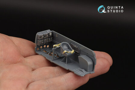 Quinta Studio QD48311 - Bf 110C/D 3D-Printed &amp; coloured Interior on decal paper (for Eduard kit)  - 1:48