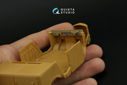 Quinta Studio QD35070 - Mercedes-Benz L1500A 3D-Printed &amp; coloured Interior on decal paper (for ICM kit)  - 1:35