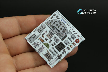 Quinta Studio QD32154 -  IL-2M3 3D-Printed &amp; coloured Interior on decal paper (for Hobby Boss kit)  - 1:32