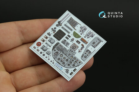 Quinta Studio QD32154 -  IL-2M3 3D-Printed &amp; coloured Interior on decal paper (for Hobby Boss kit)  - 1:32