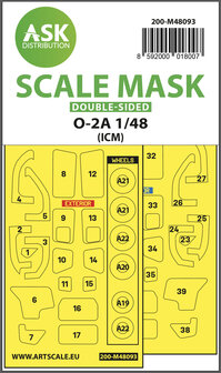 ASK 200-M48093 - O-2A double-sided mask self-adhesive pre-cutted for ICM - 1:48