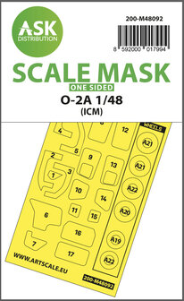 ASK 200-M48092 - O-2A one-sided mask self-adhesive pre-cutted for ICM - 1:48