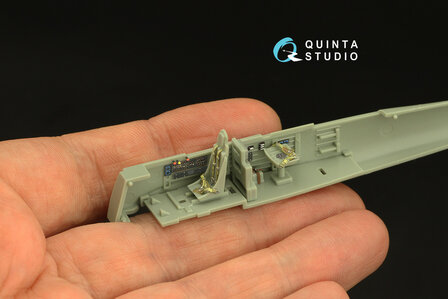 Quinta Studio QD72059 - Ju 87 D/G 3D-Printed &amp; coloured Interior on decal paper (for Academy/Special Hobby kit) - 1:72