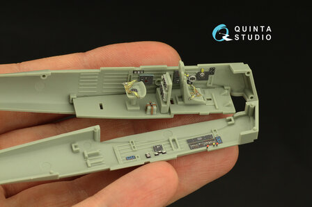 Quinta Studio QD72059 - Ju 87 D/G 3D-Printed &amp; coloured Interior on decal paper (for Academy/Special Hobby kit) - 1:72