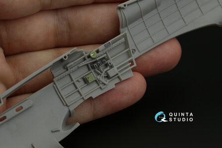 Quinta Studio QD48272 - P-40B 3D-Printed &amp; coloured Interior on decal paper (for Airfix kit) - 1:48