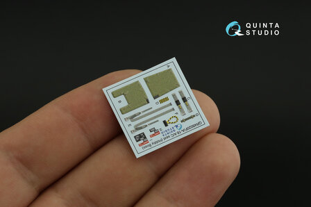 Quinta Studio QD48278 - F/A-18A++ 3D-Printed &amp; coloured Interior on decal paper (for HobbyBoss kit) - 1:48