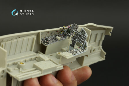 Quinta Studio QD32157 - F-15C Late/F-15J late 3D-Printed &amp; coloured Interior on decal paper (for Tamiya kit) - 1:32