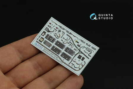 Quinta Studio QD32157 - F-15C Late/F-15J late 3D-Printed &amp; coloured Interior on decal paper (for Tamiya kit) - 1:32