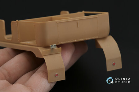 Quinta Studio QD35075 - Sd.Kfz.6-1 BN9b 3D-Printed &amp; coloured Interior on decal paper (for Bronco kit) - 1:35