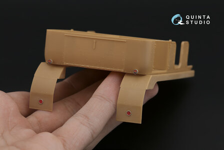 Quinta Studio QD35075 - Sd.Kfz.6-1 BN9b 3D-Printed &amp; coloured Interior on decal paper (for Bronco kit) - 1:35