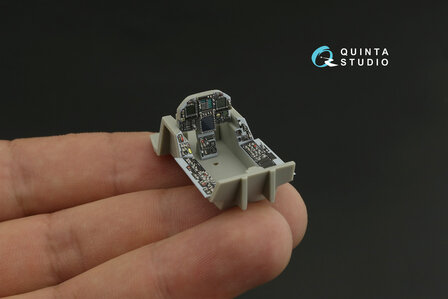 Quinta Studio QDS-48277 - F/A-18? 3D-Printed &amp; coloured Interior on decal paper (for HobbyBoss kit) - Small Version - 1:48