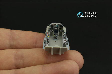 Quinta Studio QDS-48278 - F/A-18A++ 3D-Printed &amp; coloured Interior on decal paper (for HobbyBoss kit) - Small Version - 1:48