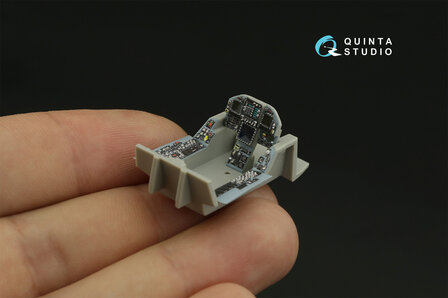 Quinta Studio QDS-48278 - F/A-18A++ 3D-Printed &amp; coloured Interior on decal paper (for HobbyBoss kit) - Small Version - 1:48