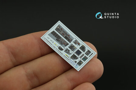 Quinta Studio QDS-48278 - F/A-18A++ 3D-Printed &amp; coloured Interior on decal paper (for HobbyBoss kit) - Small Version - 1:48