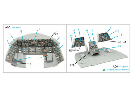 Quinta Studio QDS-48354 - Mi-17 (Mi-8MT Export version) 3D-Printed &amp; coloured Interior on decal paper (for Zvezda kit) - Small Version - 1:48