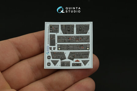 Quinta Studio QDS-48354 - Mi-17 (Mi-8MT Export version) 3D-Printed &amp; coloured Interior on decal paper (for Zvezda kit) - Small Version - 1:48