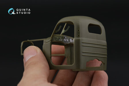 Quinta Studio QD35086 - ZiL-157 family 3D-Printed &amp; coloured Interior on decal paper (for Trumpeter kit) - 1:35