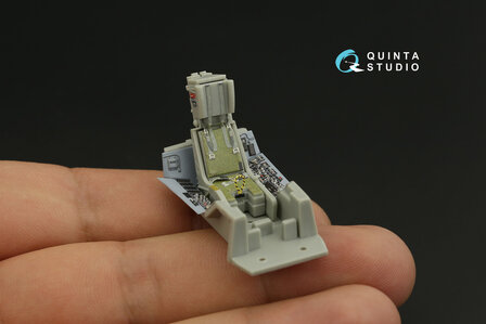 Quinta Studio QD48279 - F/A-18C early 3D-Printed &amp; coloured Interior on decal paper (for HobbyBoss) - 1:48