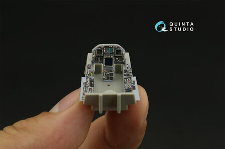 Quinta Studio QDS-48279 - F/A-18C early 3D-Printed &amp; coloured Interior on decal paper (for HobbyBoss) - Small Version - 1:48