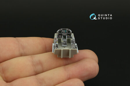 Quinta Studio QDS-48280 - F/A-18C late 3D-Printed &amp; coloured Interior on decal paper (for HobbyBoss) - Small Version - 1:48