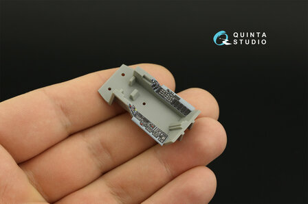 Quinta Studio QDS-48280 - F/A-18C late 3D-Printed &amp; coloured Interior on decal paper (for HobbyBoss) - Small Version - 1:48