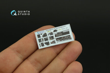 Quinta Studio QDS-48280 - F/A-18C late 3D-Printed &amp; coloured Interior on decal paper (for HobbyBoss) - Small Version - 1:48