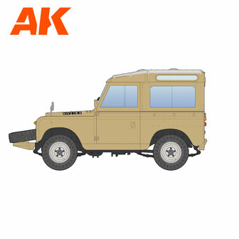 AK35013 - Land Rover 88 Series IIA Station Wagon - 1:35 - [AK Interactive]