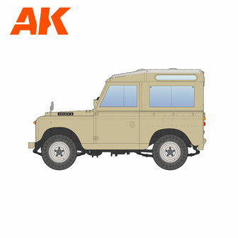 AK35013 - Land Rover 88 Series IIA Station Wagon - 1:35 - [AK Interactive]