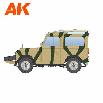 AK35013 - Land Rover 88 Series IIA Station Wagon - 1:35 - [AK Interactive]