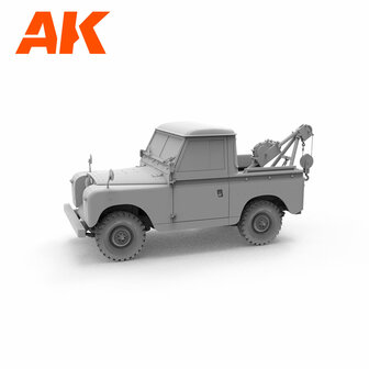 AK35014 - Land Rover 88 Series IIA Crane-Tow Truck - 1:35 - [AK Interactive]