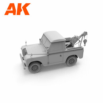 AK35014 - Land Rover 88 Series IIA Crane-Tow Truck - 1:35 - [AK Interactive]