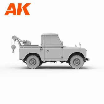 AK35014 - Land Rover 88 Series IIA Crane-Tow Truck - 1:35 - [AK Interactive]