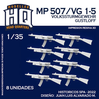 HQ35513 - MP507/VG 1-5 Volkssturmgewehr Gustloff - 1:35 - [HQ - Modeller`s Head Quarters]