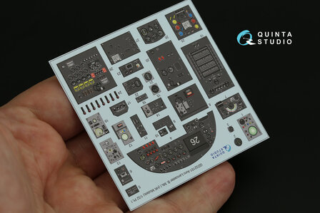 Quinta Studio QD32151 - Avro Lancaster B. Mk.I 3D-Printed &amp; coloured Interior on decal paper (for HK Model kit) - 1:32