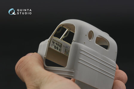 Quinta Studio QD35080 - AT-T/BTM-3 3D-Printed &amp; coloured Interior on decal paper (for Trumpeter kit) - 1:35