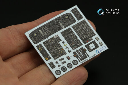 Quinta Studio QD35100 - CH-54A 3D-Printed &amp; coloured Interior on decal paper (for ICM kit)- 1:35