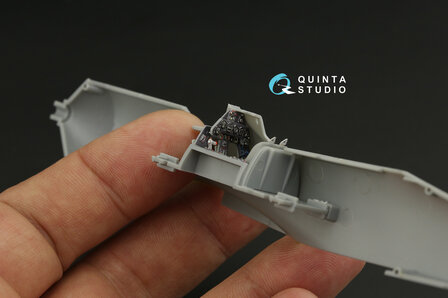 Quinta Studio QD48296 - FW 190D-9 3D-Printed &amp; coloured Interior on decal paper (for HobbyBoss kit) - 1:48