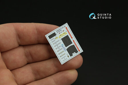 Quinta Studio QD48323 - A-10C 3D-Printed &amp; coloured Interior on decal paper (for Academy kit) - 1:48