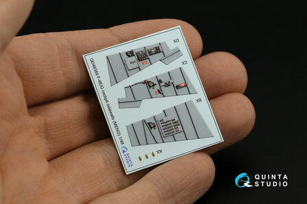 Quinta Studio QD48341 - F-4G early 3D-Printed &amp; coloured Interior on decal paper  (for Meng kit) - 1:48