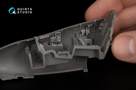 Quinta Studio QD48348 - Buccaneer S.2C/D 3D-Printed &amp; coloured Interior on decal paper  (for Airfix kit) - 1:48