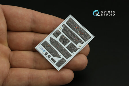 Quinta Studio QDS-48383 - Mi-17 3D-Printed &amp; coloured Interior on decal paper (for Trumpeter kit) - Small Version - 1:48